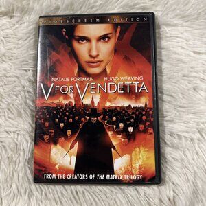 V for Vendetta DVD tested working Natalie Portman rated R